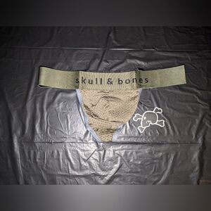 Skull and Bones Men's Green Mesh Thong underwear Size L